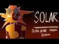 Solar  sun and moon show animation  nice eclipse repost