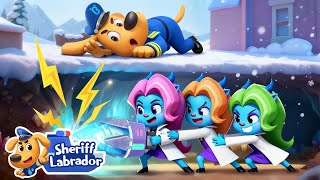 Mysterious Vibration | đ WaterCity Mystery | Kids Cartoon | Safety Rules | Sheriff Labrador