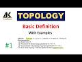 Topology Basic Definition with Examples in tamil | Topology | M.sc Mathematics | AK Education Tamil