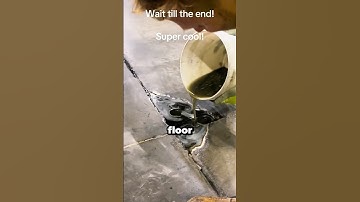 They Used Epoxy Resin To Fix Up Broken Concrete! (📸: encorestripingns)