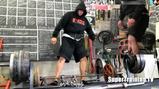 Raw Deficit Speed Pulls w Bands and Chains 2-10-2012 | RetroPL