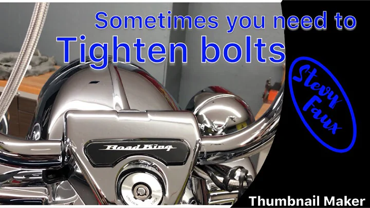 How to: tighten riser clamp bolts on a Harley-Davidson RoadKing