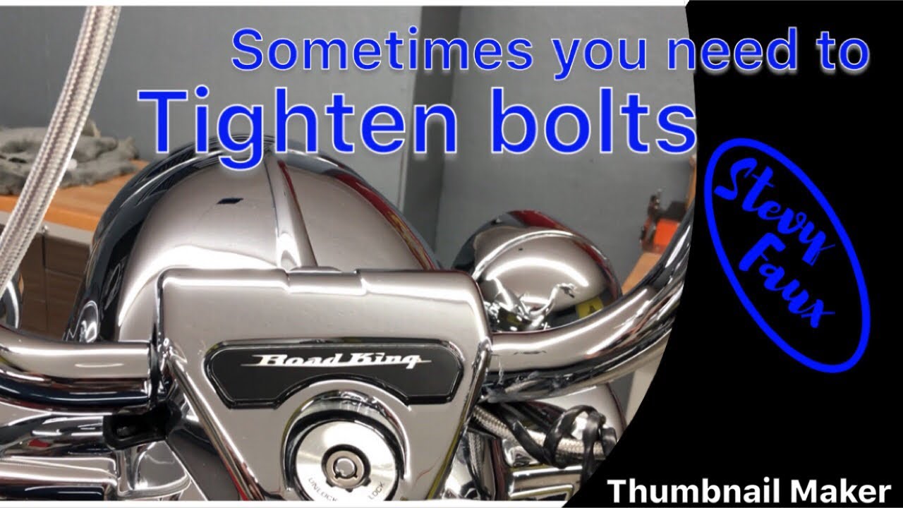 How To: Tighten Riser Bolts On A Harley-Davidson Roadking