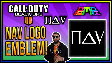 NAV LOGO EMBLEM: COD BO4 NAV Logo Emblem Tutorial! EASY! Bo4 Emblem Tutorials!