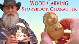 Carving a Character from my Daughter&#39;s New Book