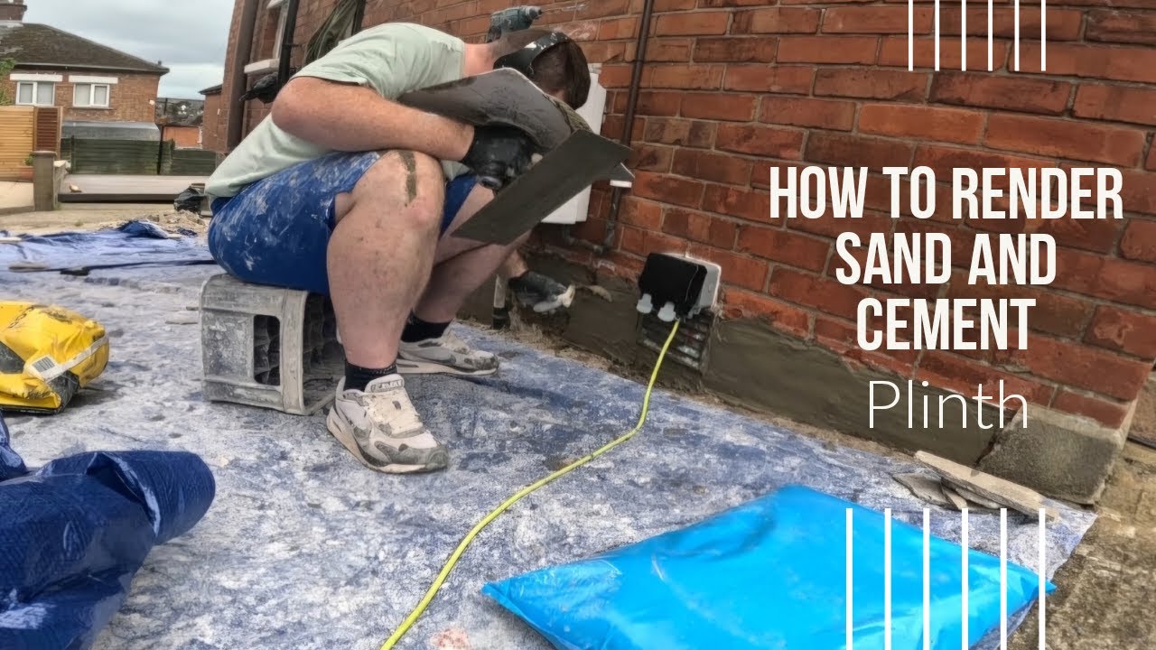 How To Render Sand And Cement Plinth - YouTube