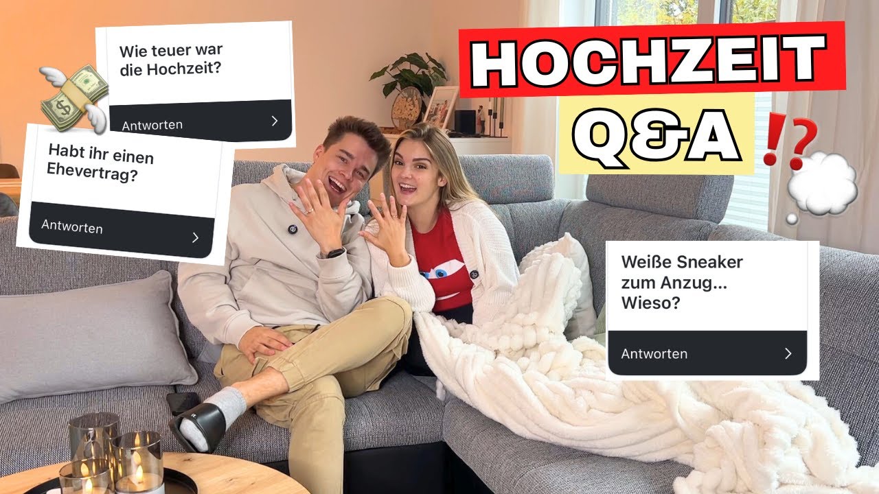 KOSTEN, EHEVERTRAG & FAILS 😅 - Eure Fragen zu unserer HOCHZEIT! 🤍💍