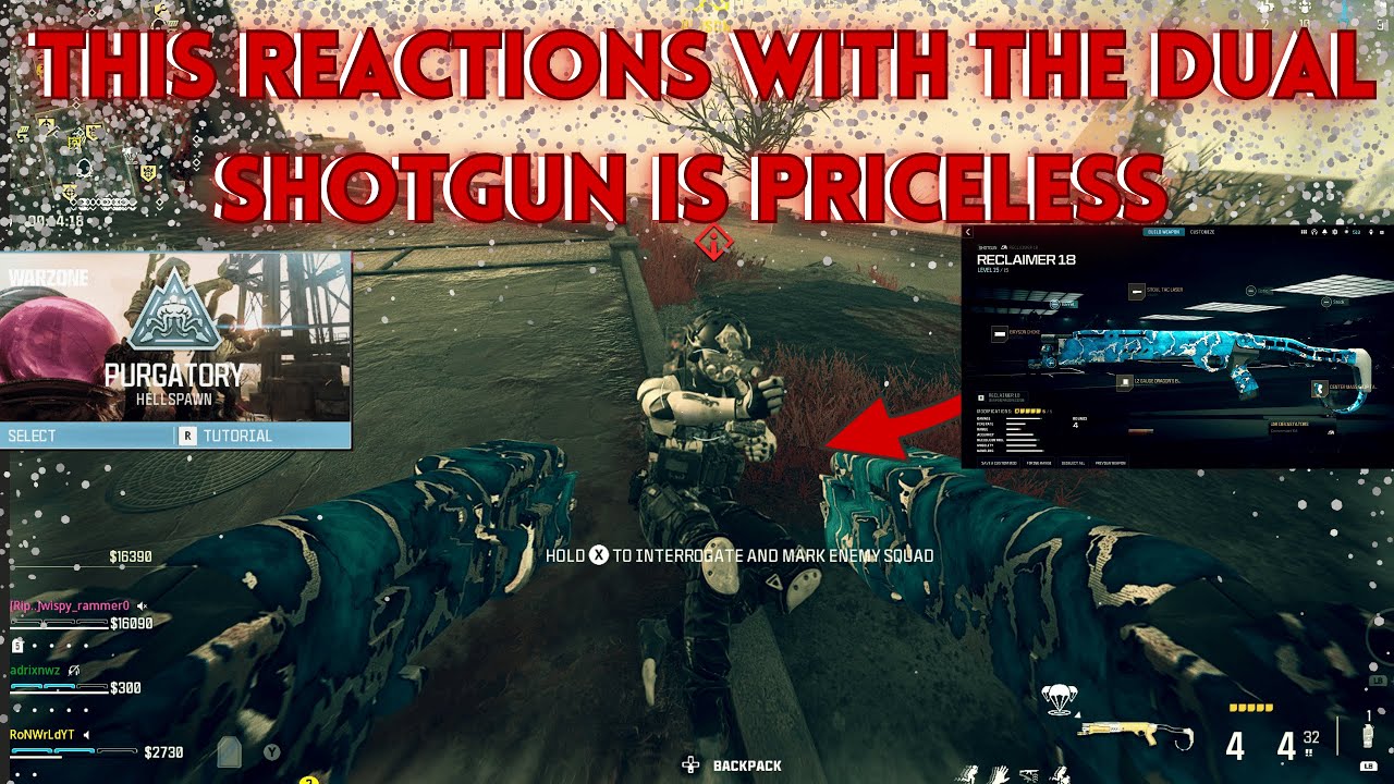 MAKING PEOPLE RAGE ON REBIRTH ISLAND WITH DUAL SHOTGUN (WITH PROXIMITY CHAT)