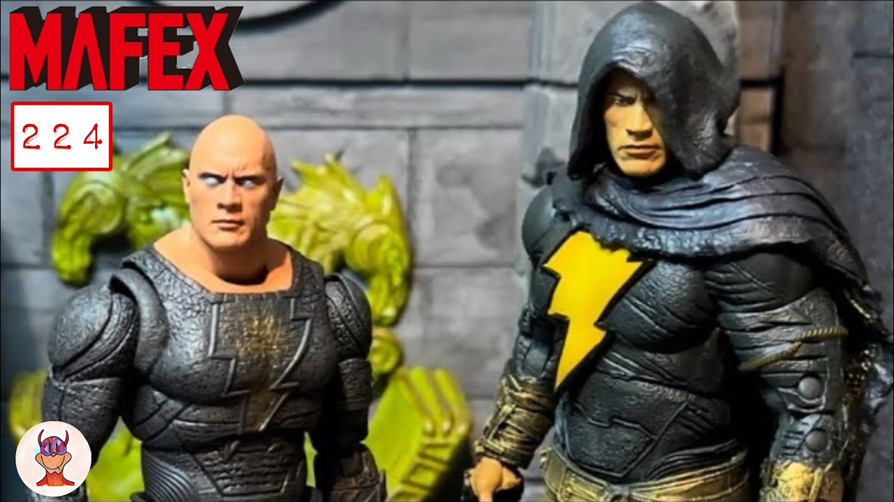 BLACK ADAM Medicom Mafex No.224 DC Action Figure Review
