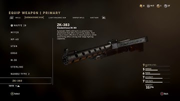ZK-383 SMG BEST CLASS SETUP (COD WW2)