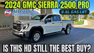 2024 GMC Sierra 2500 PRO Gas V8 L8T: The Best HD Bargain With Great Features!