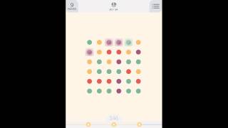 TwoDots: Level 43 (No Power-ups) Walkthrough (Two Dots)