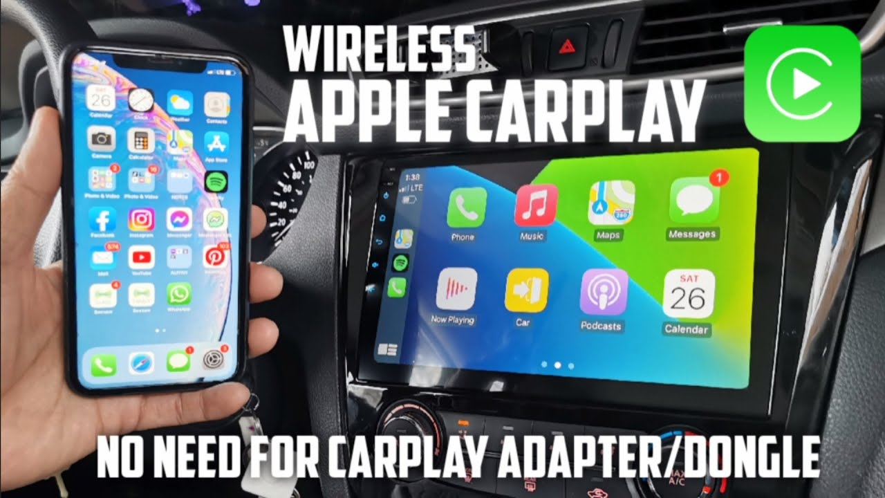 USB Apple CarPlay Adapter with Android Auto for Smartphone/iPhone