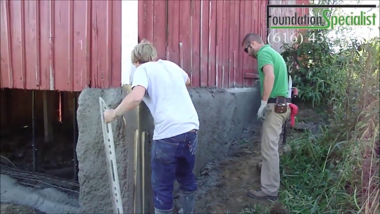 Foundation Specialist LLC Shotcrete Foundation Repair 2019 YouTube