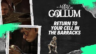 LOTR Gollum Game: Chapter 3 - The Breeder | Return to Your Cell in the Barracks screenshot 5