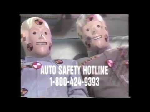 You Coul Learn a Lot From a Dummy - Auto Safety Hotline - 1995 PSA