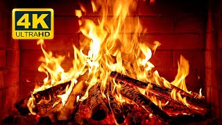  Cozy Fireplace 4K 12 Hours Fireplace With Crackling Fire Sounds Crackling Fireplace 4K