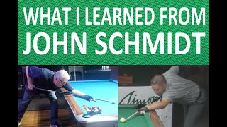What I learned from John Schmidt (tall pool players)