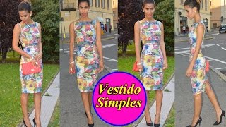 Como fazer vestido tubinho midi por janaina pauferro