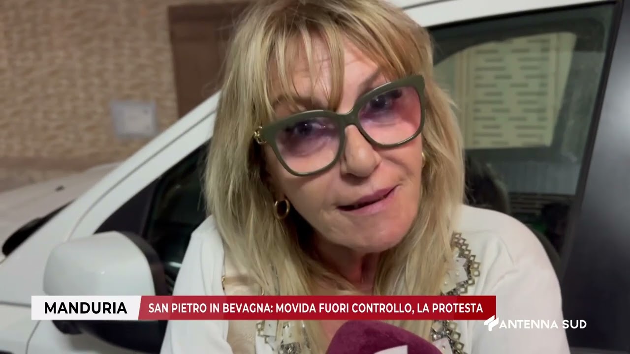 06 AGOSTO 2025 - MANDURIA (TA) - SAN PIETRO IN BEVAGNA: MOVIDA FUORI CONTROLLO, LA PROTESTA