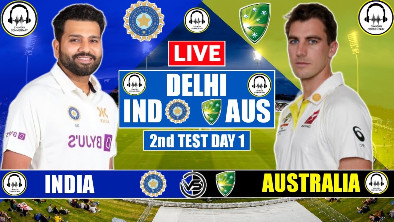 India vs Australia 2nd Test Live Scores | IND vs AUS 2nd Test Day 1 ...