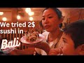 The COOLEST SUSHI experience in BALI at Sashimi restaurant