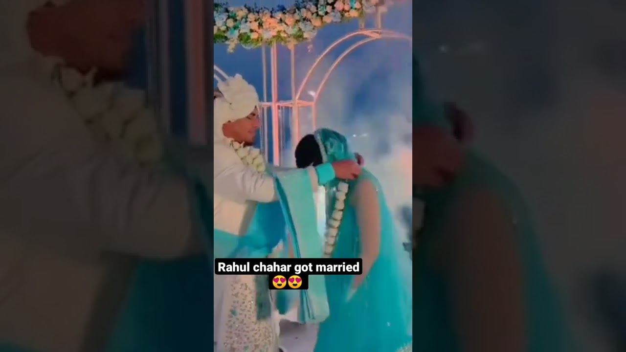 Rahul Chahar got married from his GF 