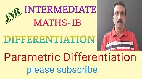 JNR MATHS/parametric differentiation/maths 1b/differentiation/inter maths/Junior inter maths.