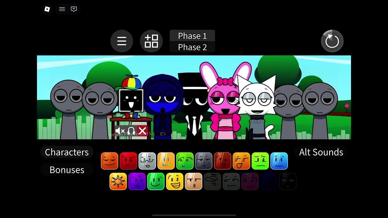 Sprunki paradox in Roblox