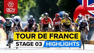 Tour de France 2021 Stage 3 Highlights | Brutal Crashes Strike Jumbo Visma & Team Ineos!