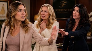 "I CHOOSE LOGAN,I CHOOSE MYSELF"HOPE QUITS FORRESTER IN PUBLIC!