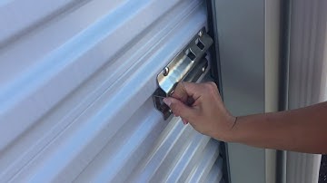 How to Latch & Lock a Storage Unit