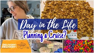 Day in the Life | Small Grocery Haul | Making Chex Mix | Going on a Cruise?!? | Take Out for Dinner