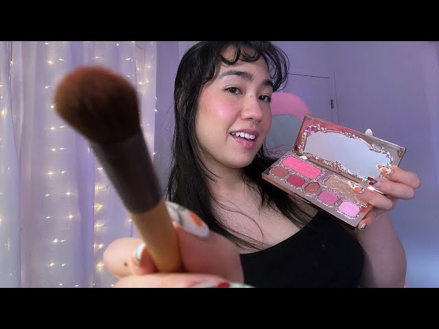 lofi asmr doing your makeup (on the screen)