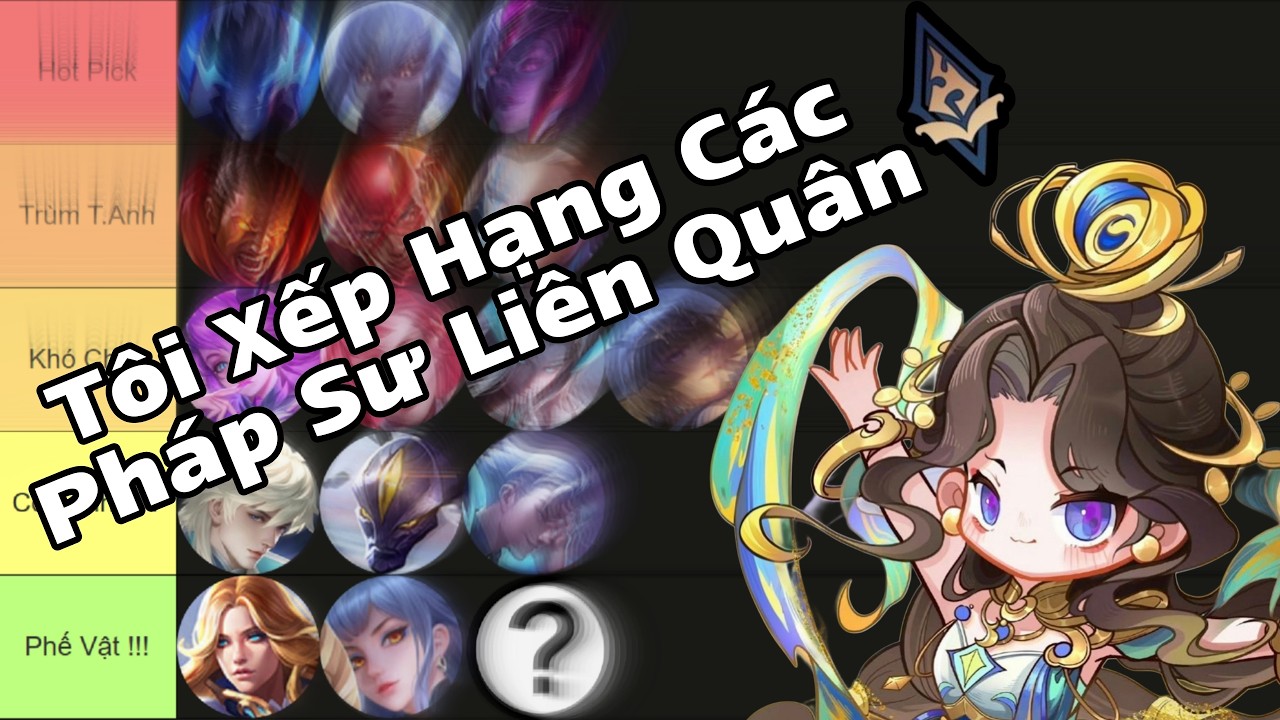 Tôi Xếp Hạng Các Vị Tướng Pháp Sư Trong Liên Quân