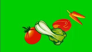 Green screen vegetables. Green screen fruit HD fx effect.