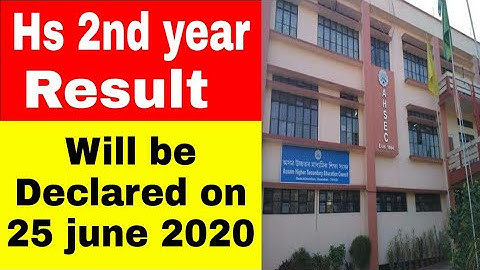 Hs final result 2020,when will be declared  hs result assam 2020,hs result 2020,2nd year result 2020