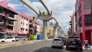 Santiago Monorail Construction Monorriel De Santiago