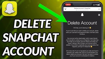 How To Delete Snapchat Account 2023