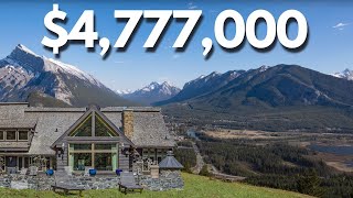 Inside this ICONIC $4.9 million dollar ESTATE home located in BANFF NATIONAL PARK