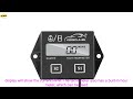 1005002073625046 Waterproof Tach Hour Meter LCD Digital Tachometer for Outboard Motor L