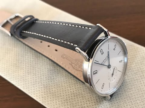 nomos ダークグレー 17mmスウェードベルト NOMOS GLASHUETTE ノモス NOMOS 純正スウェードベルト 純正尾錠