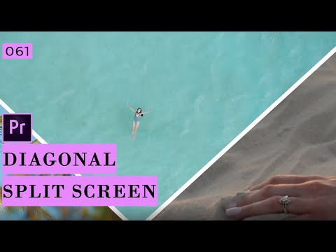 Create a Diagonal Split Screen Effect in Premiere Pro