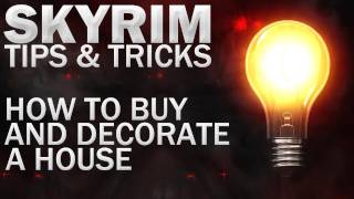 Tips & Tricks For Skyrim - How To Buy + Decorate A House - YouTube