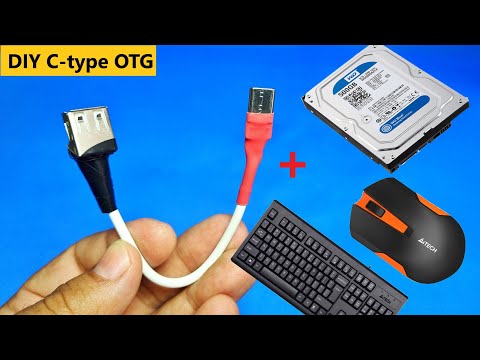 How to Make C-Type OTG Cable-Connector From Old USB Data Cable / How to Make OTG Cable in Detail