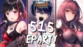 Nightcore - MLBB 515 eParty (Lyrics) (Switching Vocals)