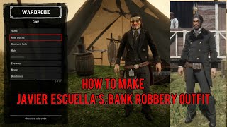 Red dead online how to make Javier Escuella’s bank robbery outfit ￼