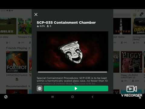 roblox scp site 61 roleplay scp 079 and scp 035 test youtube