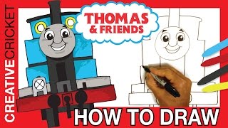 How To Draw Thomas The Tank Engine Coloring With Thomas Friends Toy Trains For Kids