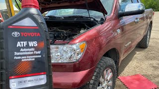 Toyota Tundra 4.7 4x4 Transmission Fluid Change